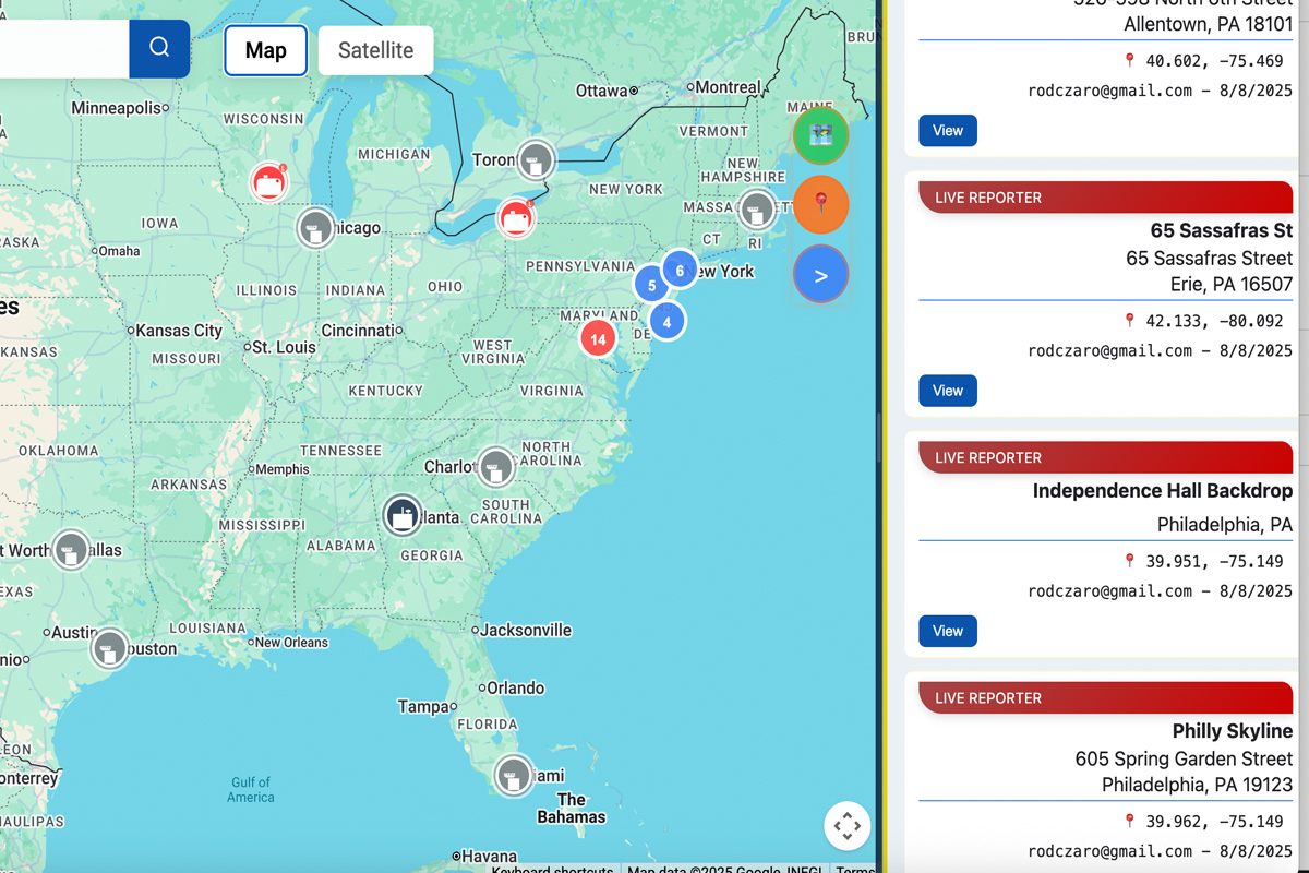 Keep all production locations easy to find